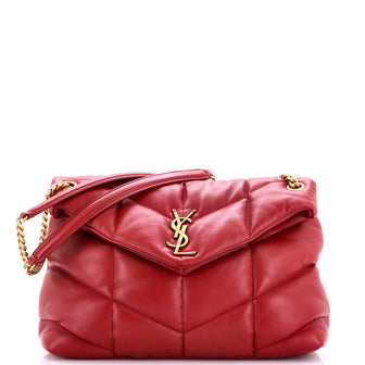 Saint Laurent Loulou Puffer Shoulder Bag Quilted Leather Medium