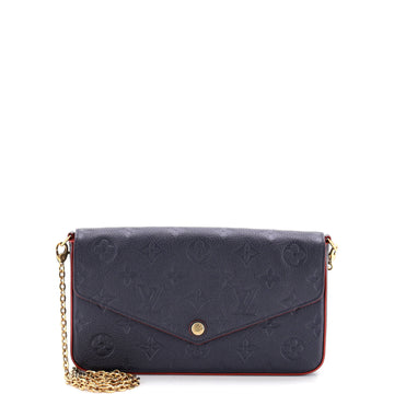 Louis Vuitton Felicie Pochette Monogram Empreinte Leather