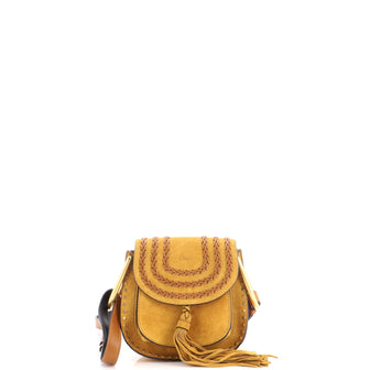 Chloe Hudson Handbag Whipstitch Suede Mini