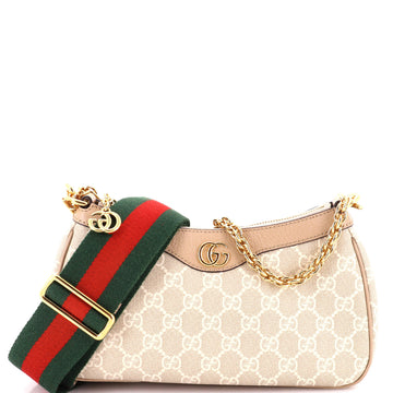 Gucci Ophidia Charm Shoulder Bag GG Coated Canvas Small