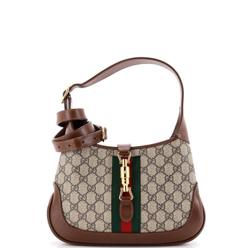Gucci Jackie 1961 Hobo GG Coated Canvas Small
