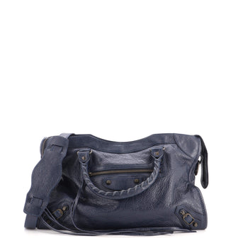 Balenciaga City Classic Studs Bag Leather Medium