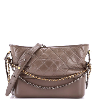 Chanel Gabrielle Hobo Quilted Aged Calfskin Medium