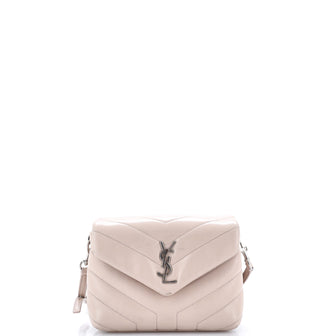 Saint Laurent Loulou Shoulder Bag Matelasse Chevron Leather Toy