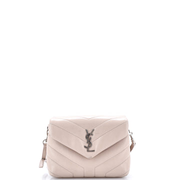 Saint Laurent Loulou Shoulder Bag Matelasse Chevron Leather Toy