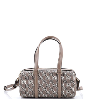 Gucci Convertible Duffle Bag GG Shadow Coated Canvas Small