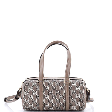 Gucci Convertible Duffle Bag GG Shadow Coated Canvas Small