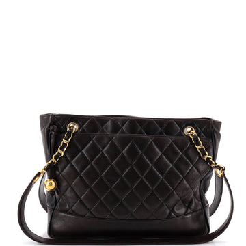 Chanel Vintage Shopping Tote Quilted Lambskin Medium