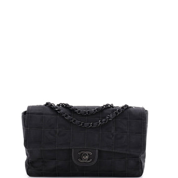 Chanel Travel Line Flap Bag Nylon Medium