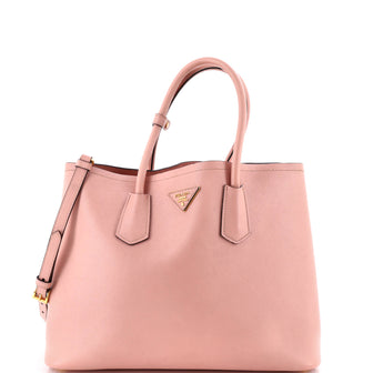 Prada Cuir Double Tote Saffiano Leather Large