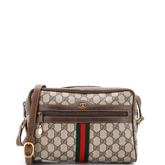 Gucci Ophidia Shoulder Bag GG Coated Canvas Small