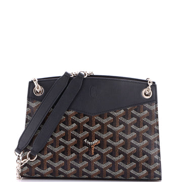Goyard Structured Rouette Chain Shoulder Bag Coated Canvas Mini
