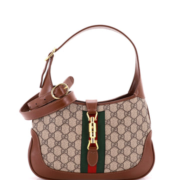 Gucci Jackie 1961 Hobo GG Coated Canvas Small