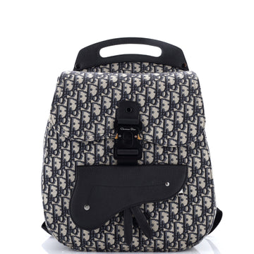 Christian Dior Gallop Backpack Oblique Canvas Medium