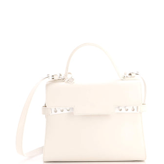 Delvaux Tempete Top Handle Bag Leather MM