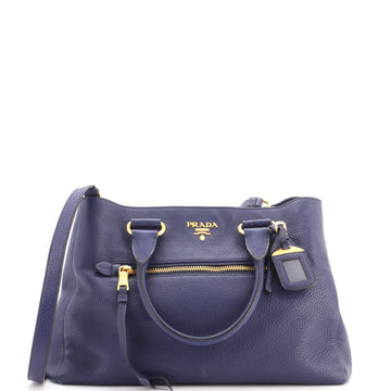 Prada Front Pocket Convertible Tote Vitello Phenix Medium