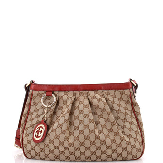 Gucci Sukey Hobo GG Canvas with Leather Medium