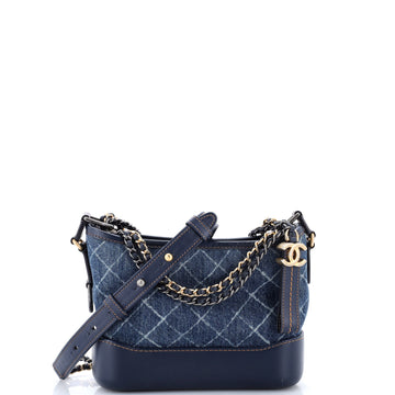 Chanel Gabrielle Hobo Printed Denim and Leather Small