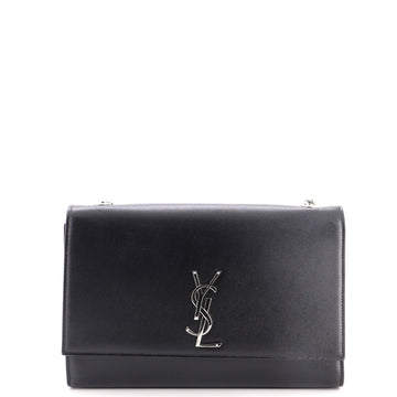 Saint Laurent Classic Monogram Crossbody Bag Grainy Leather Large