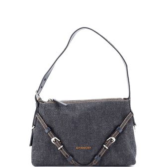 Givenchy Voyou Shoulder Bag Denim Mini
