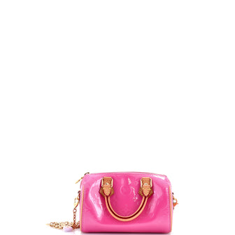 Louis Vuitton Chain Speedy Bandouliere NM Bag Limited Edition Valentine Monogram Vernis Nano