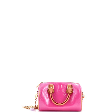 Louis Vuitton Chain Speedy Bandouliere NM Bag Limited Edition Valentine Monogram Vernis Nano