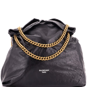 Balenciaga Crush Chain Tote Leather Medium