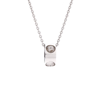 Louis Vuitton Empreinte Pendant Necklace 18K White Gold and Diamond