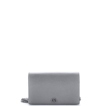 Gucci Petite GG Marmont Chain Wallet Leather Mini