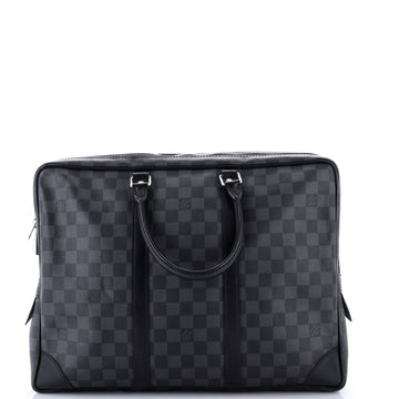 Louis Vuitton Porte-Documents Voyage Briefcase Damier Graphite GM