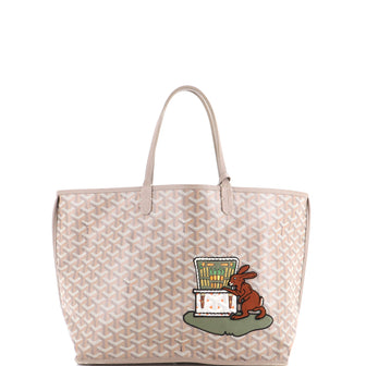 Goyard Anjou Reversible Tote Embroidered Coated Canvas PM