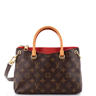 Louis Vuitton Pallas Tote Monogram Canvas with Leather BB