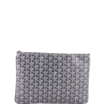 Goyard Senat Zip Pouch Coated Canvas MM