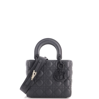 Christian Dior Ultra Matte My ABCDior Lady Dior Bag Cannage Quilt Calfskin