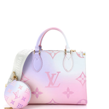 Louis Vuitton OnTheGo Tote Spring in the City Monogram Giant Canvas PM