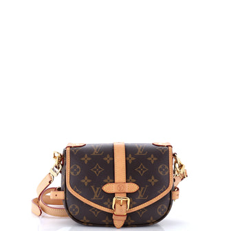 Louis Vuitton Saumur Handbag Monogram Canvas BB