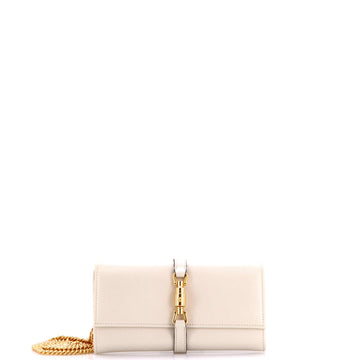 Gucci Jackie 1961 Continental Chain Wallet Leather