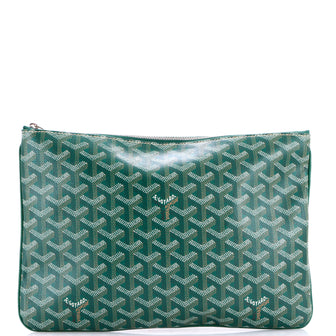 Goyard Senat Zip Pouch Coated Canvas MM