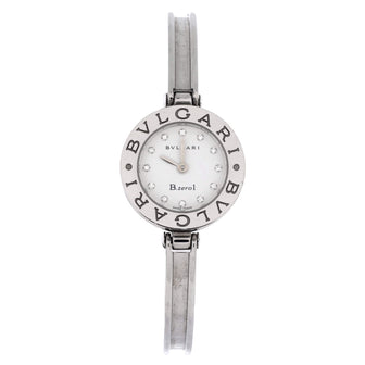 Bvlgari B.Zero1 Bracelet Quartz Watch Stainless Steel with Diamond Markers 22