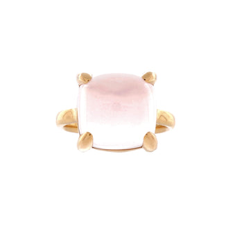 Tiffany & Co. Paloma Picasso Sugar Stacks Ring 18K Rose Gold and Rose Quartz 12mm