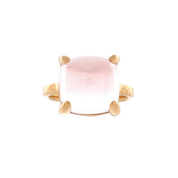 Tiffany & Co. Paloma Picasso Sugar Stacks Ring 18K Rose Gold and Rose Quartz 12mm