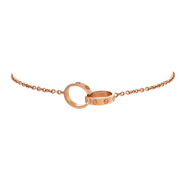 Cartier Love Interlocking Bracelet 18K Rose Gold