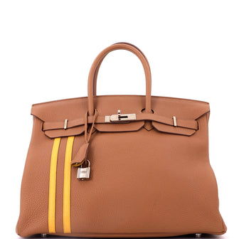 Hermes Officier Birkin Bag Limited Edition Togo with Swift 35