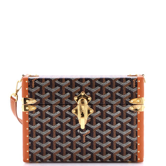 Goyard Cassette Trunk Shoulder Bag Coated Canvas PM