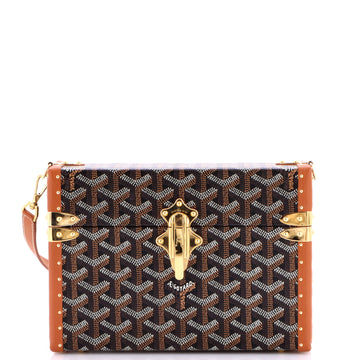 Goyard Cassette Trunk Shoulder Bag Coated Canvas PM