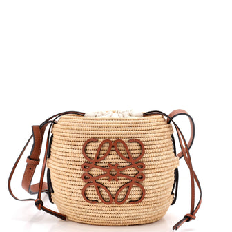 Loewe x Paula Ibiza Beehive Basket Bag Woven Raffia Small