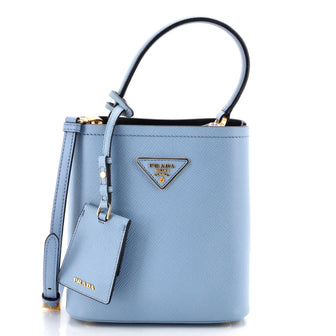 Prada Panier Bucket Bag Saffiano Leather Small