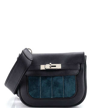 Hermes Berline Bag Doblis Suede and Swift 21
