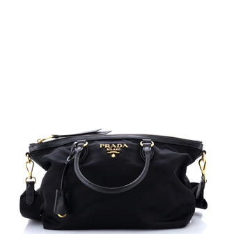 Prada Convertible Zip Tote Tessuto Small