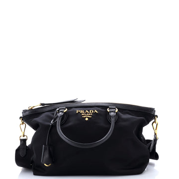 Prada Convertible Zip Tote Tessuto Small